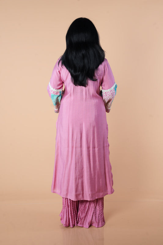 Imported Maslin fabric with crush pant