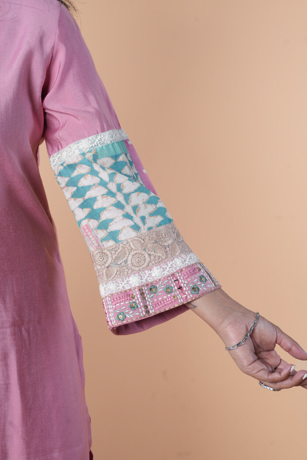 Imported Maslin fabric with crush pant