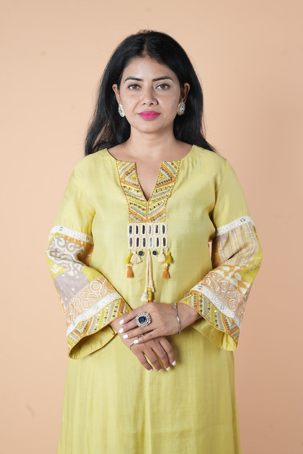 Imported Maslin fabric with crush pant