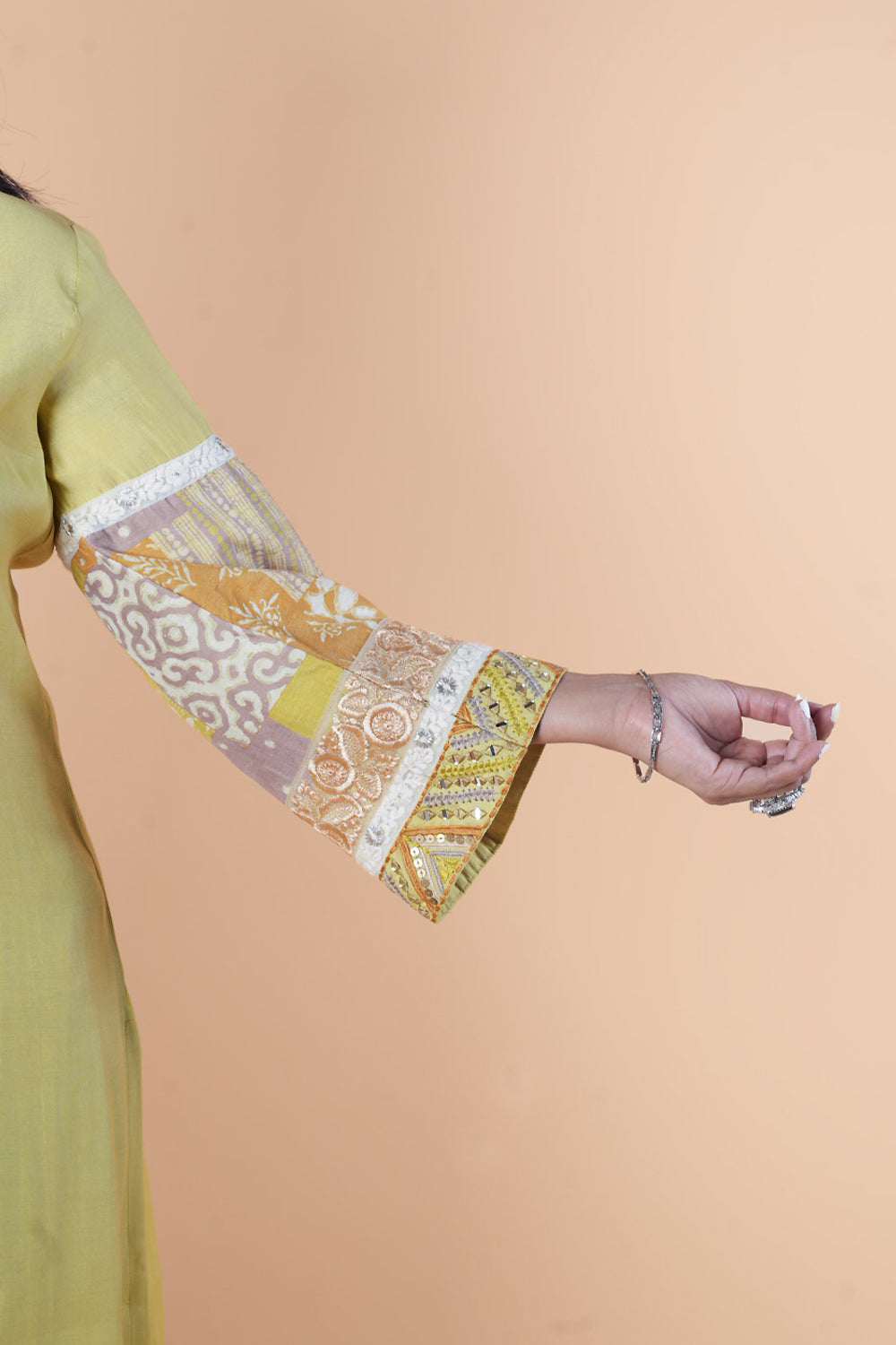 Imported Maslin fabric with crush pant