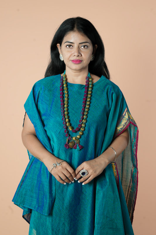 Fusion Wear with South indain Kaftan