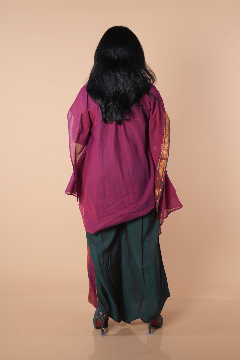 Fusion Wear with South indain Kaftan