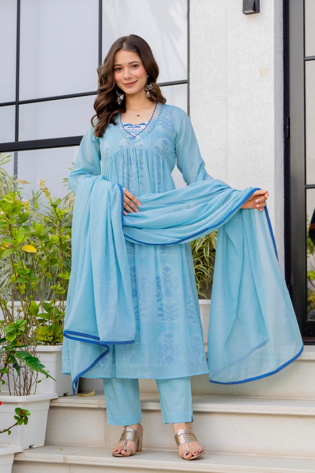 Premium Kota Doriya Printed Inner Suit Set