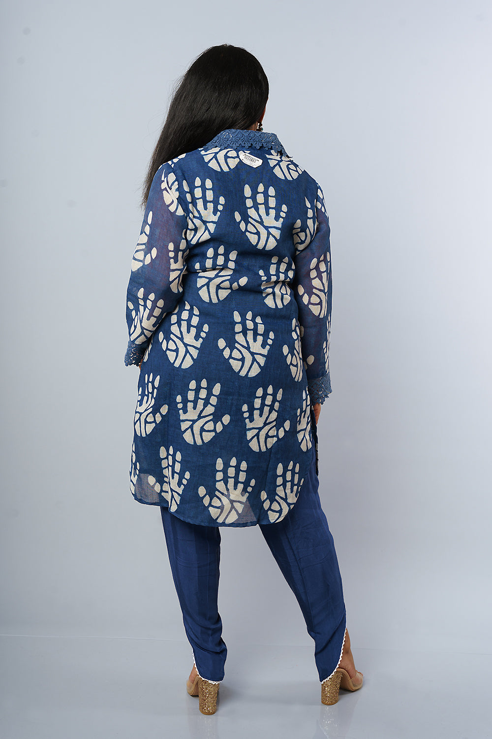 Lenin Blue colour Tulip Pant Cordset