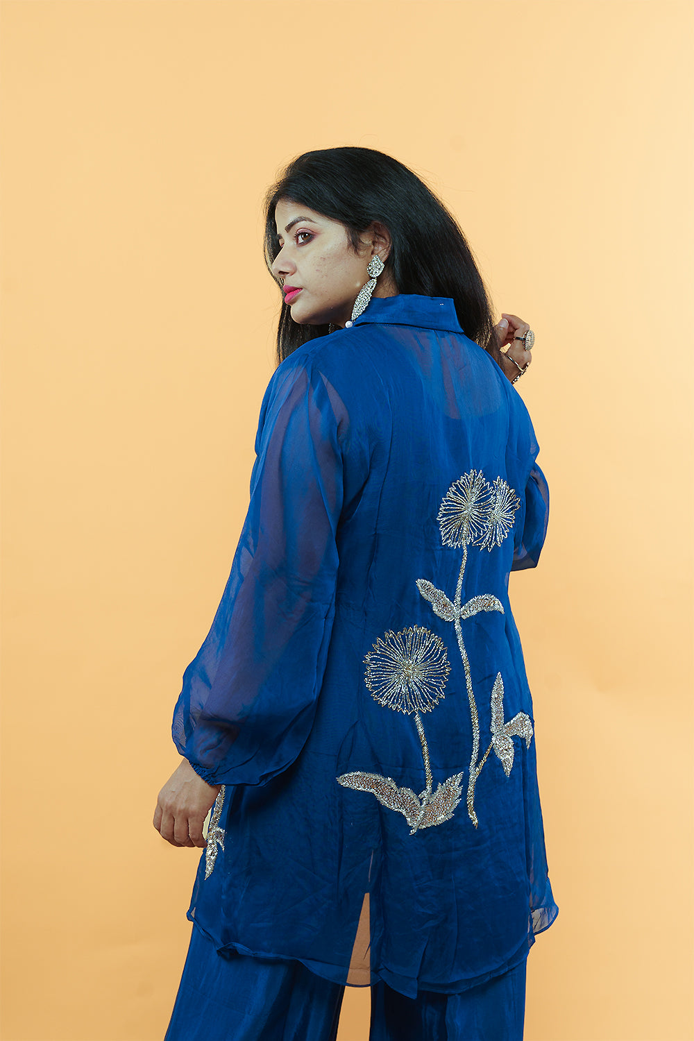 Handwork Viscose Organza Designer cordset
