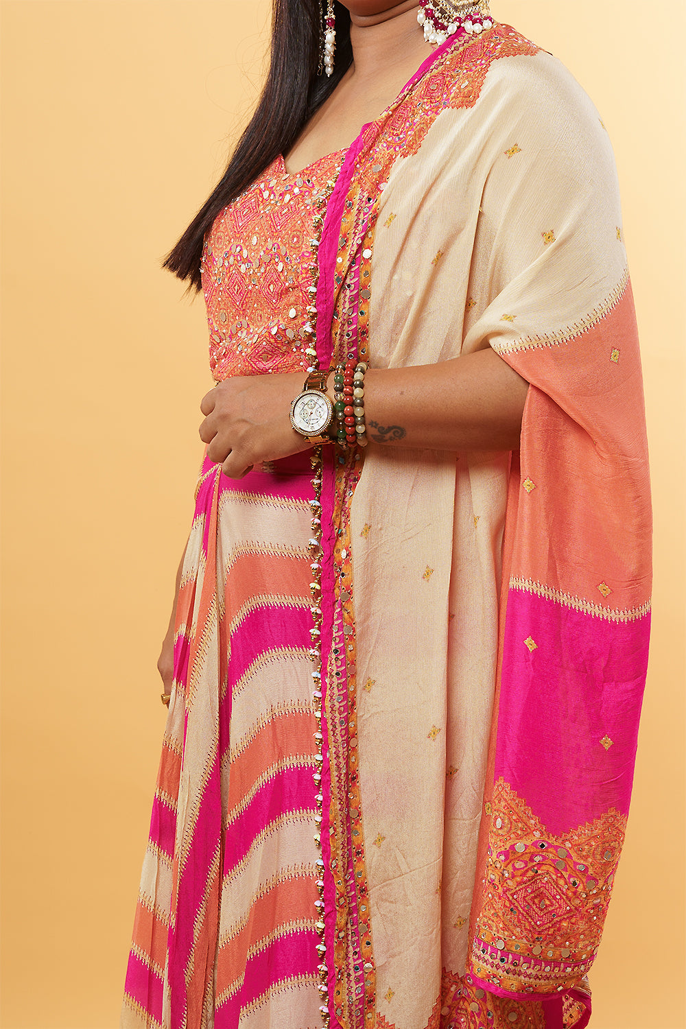 Drape Skirt Exclusive Indowestern
