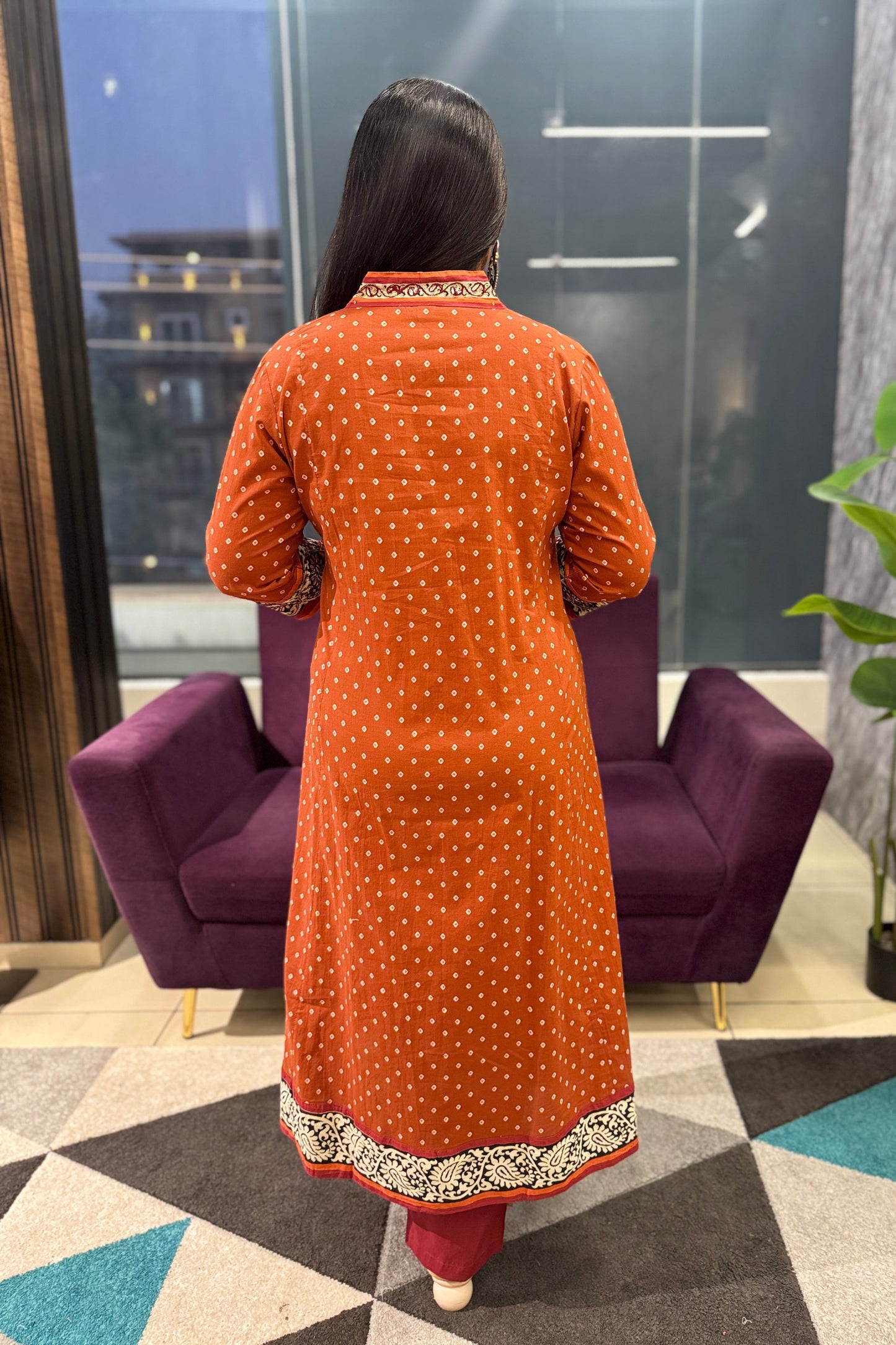 Bandini and Kalamkari Kurti Pant