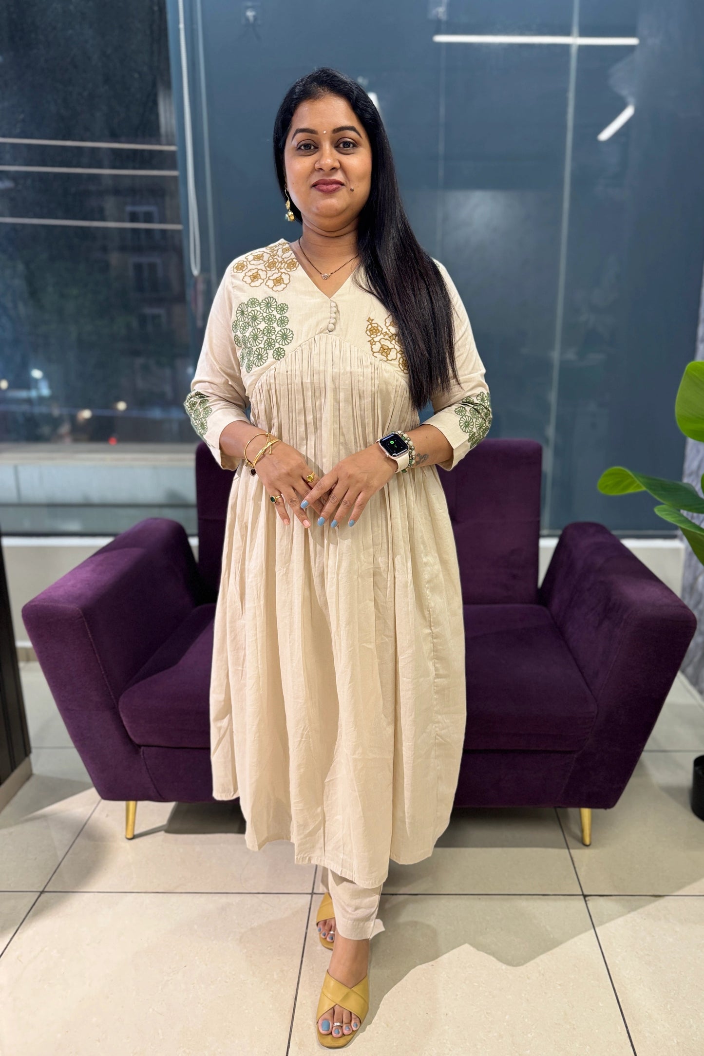 Alia Embroidery Kurti Pant