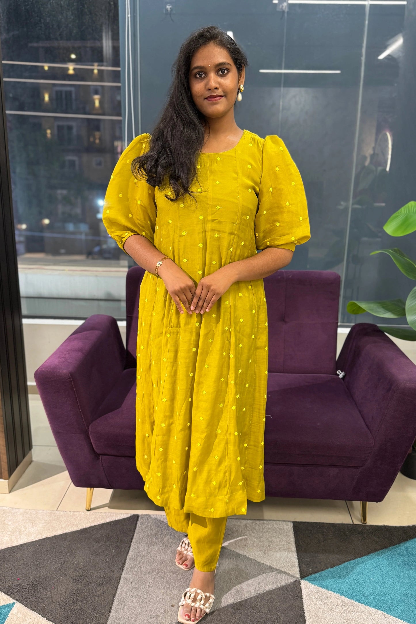 Indu Mulchanderi Jacket Style Suit Set