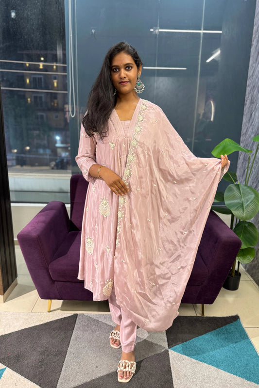 Aura Chinnon Designer Suit Set