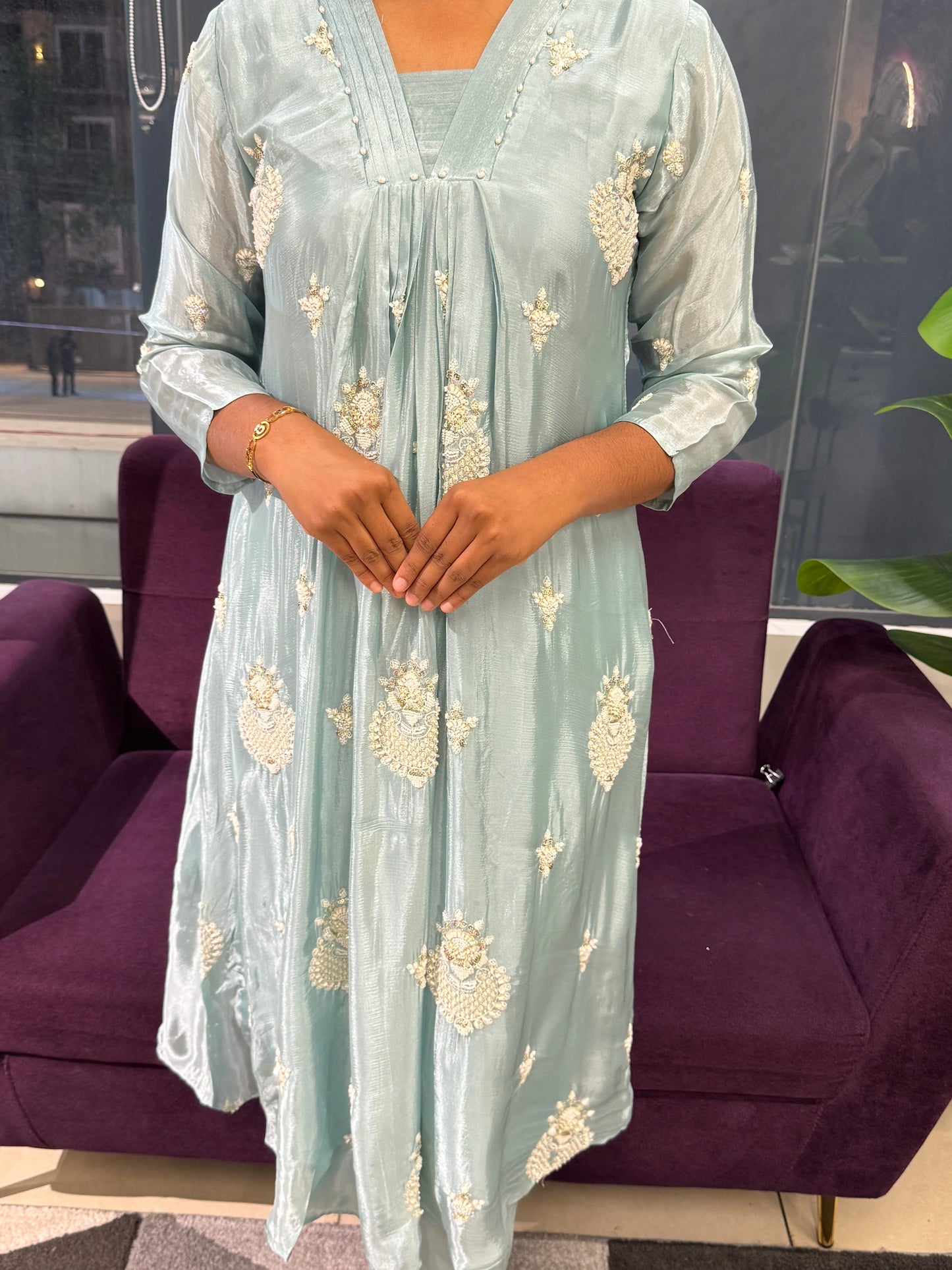 Aura Chinnon Designer Suit Set
