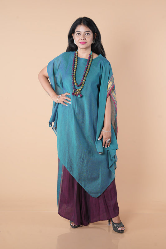 Fusion Wear with South indain Kaftan