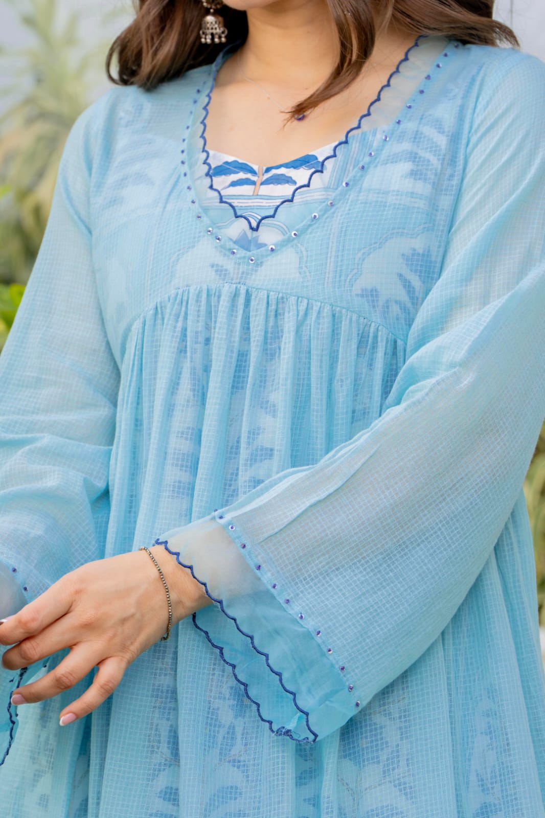 Premium Kota Doriya Printed Inner Suit Set