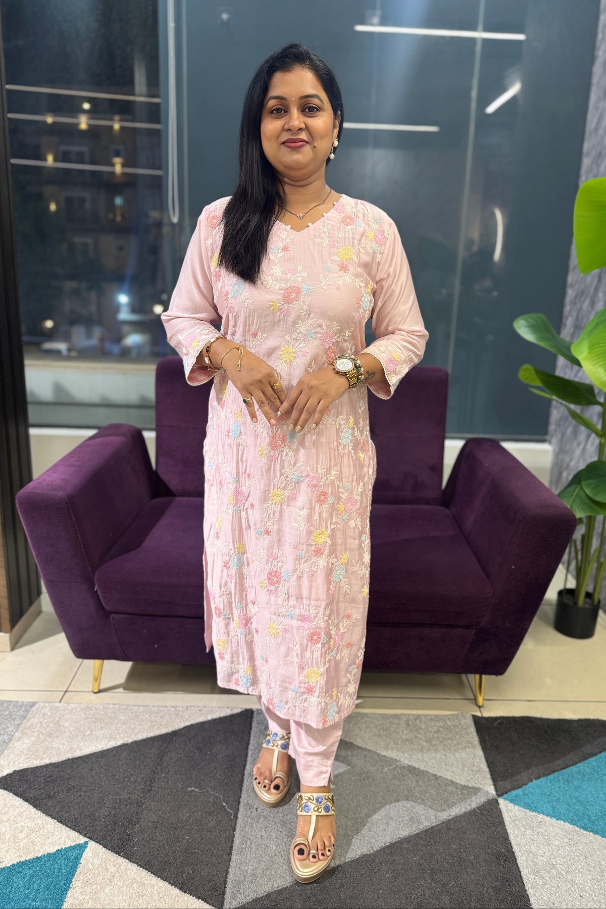 Tanvi Mulchanderi Suit Set