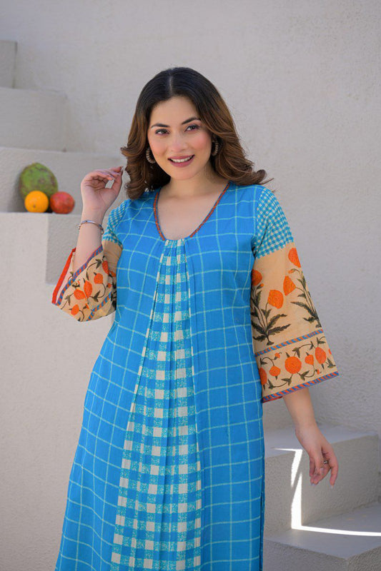 Oceara Mulcotton Kurti pant set