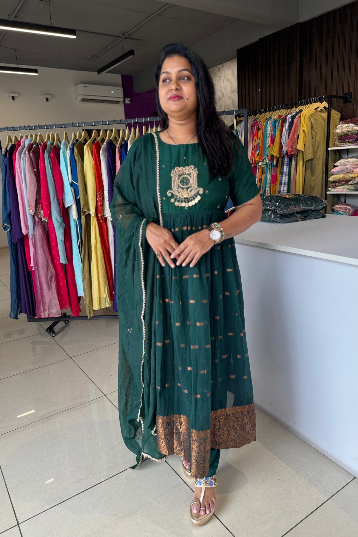 Mahira Handloom Jamdhani Suit set
