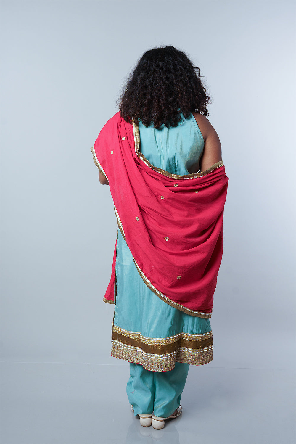Halter Neck Gota patti Party wear set