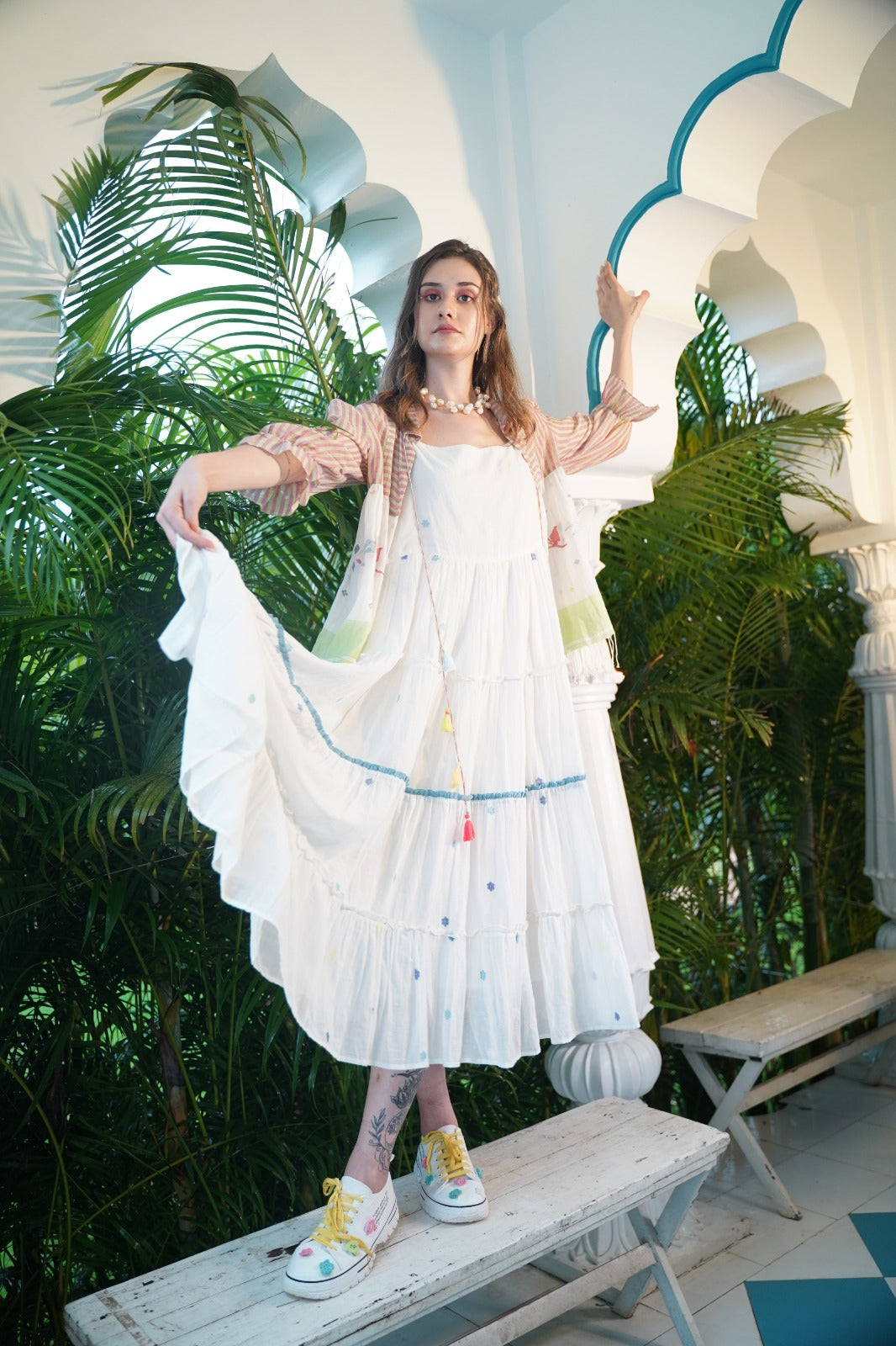 Mulcotton Short Shrug Pattern Frock