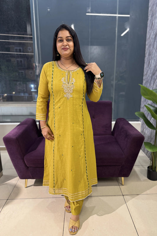 Chamanthi Mulchanderi Designer Suit Set
