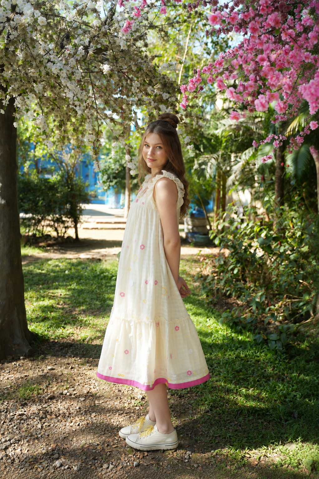 Ruffle Mulcotton Frock