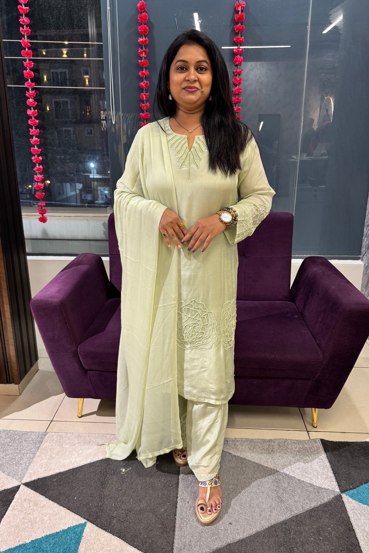 Lilia Chinnon designer Suit Set