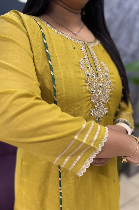 Chamanthi Mulchanderi Designer Suit Set