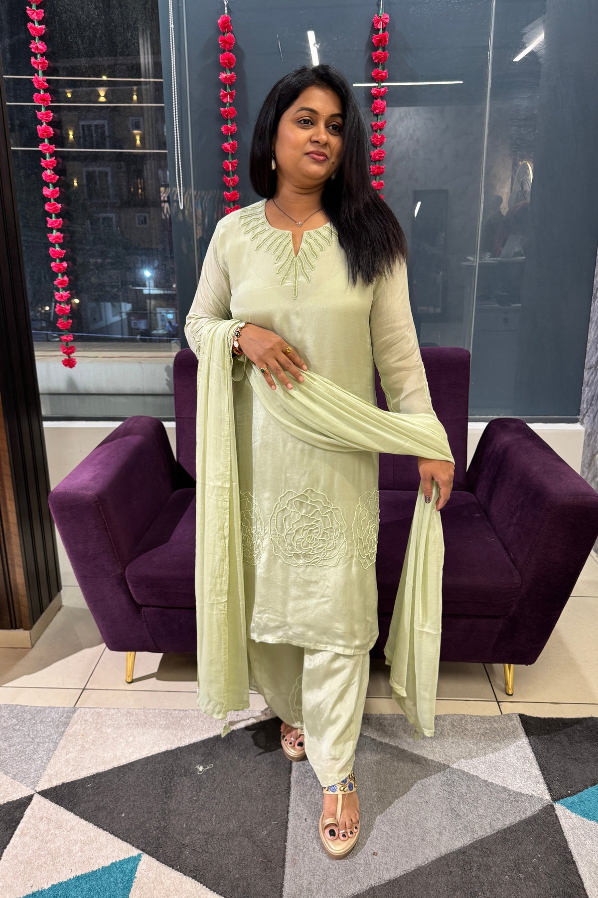 Lilia Chinnon designer Suit Set