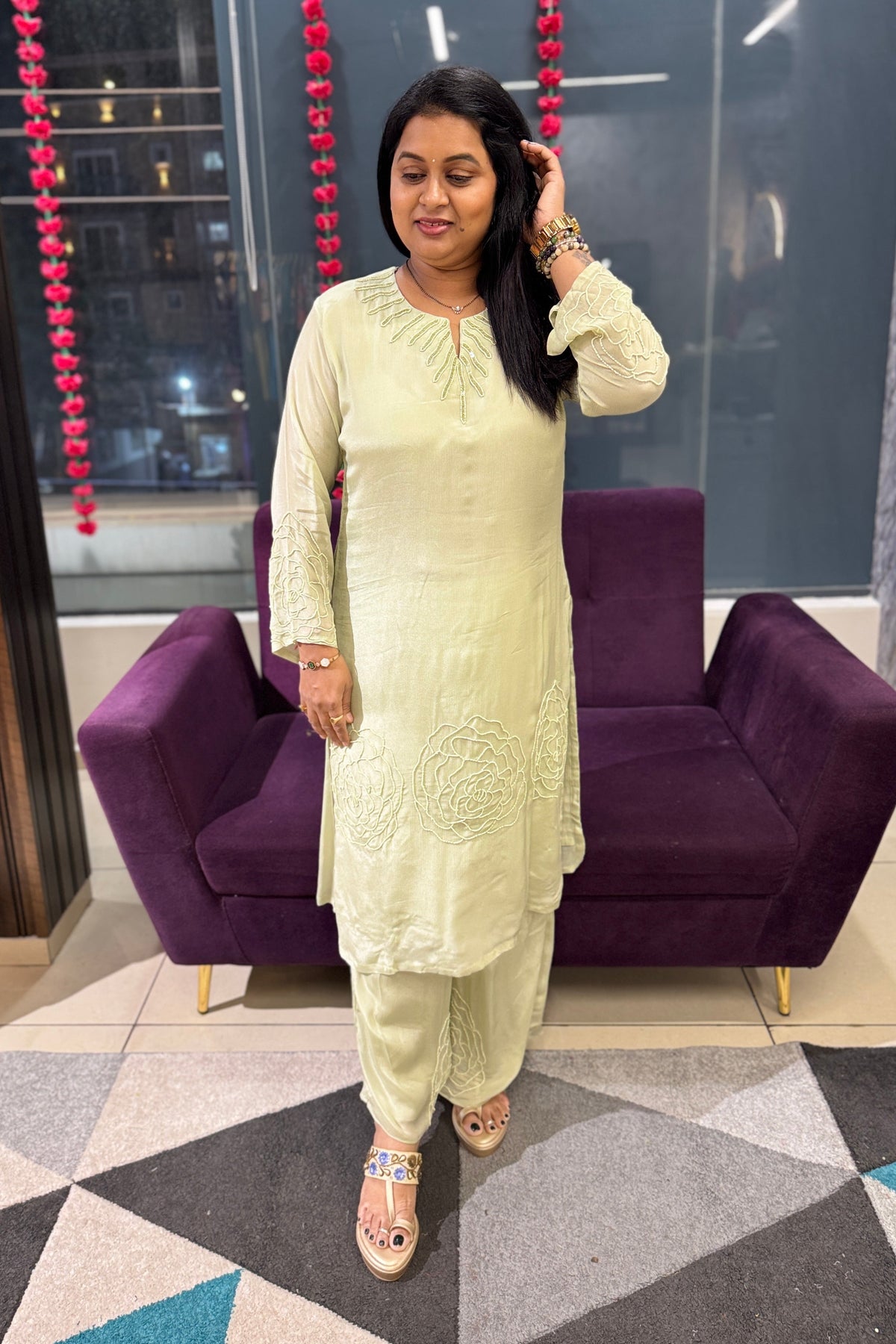 Lilia Chinnon designer Suit Set