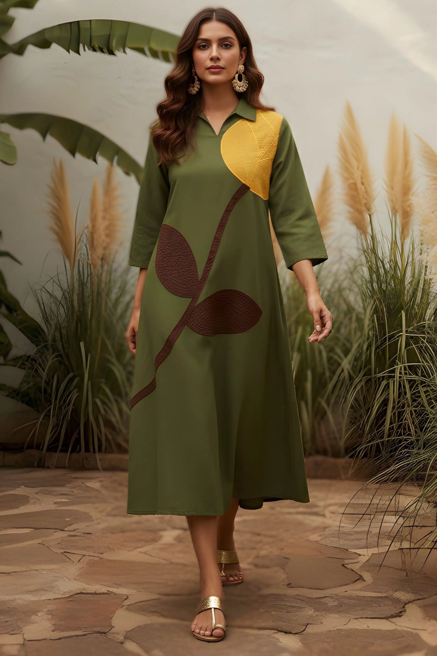 Aaria Aplique Frock