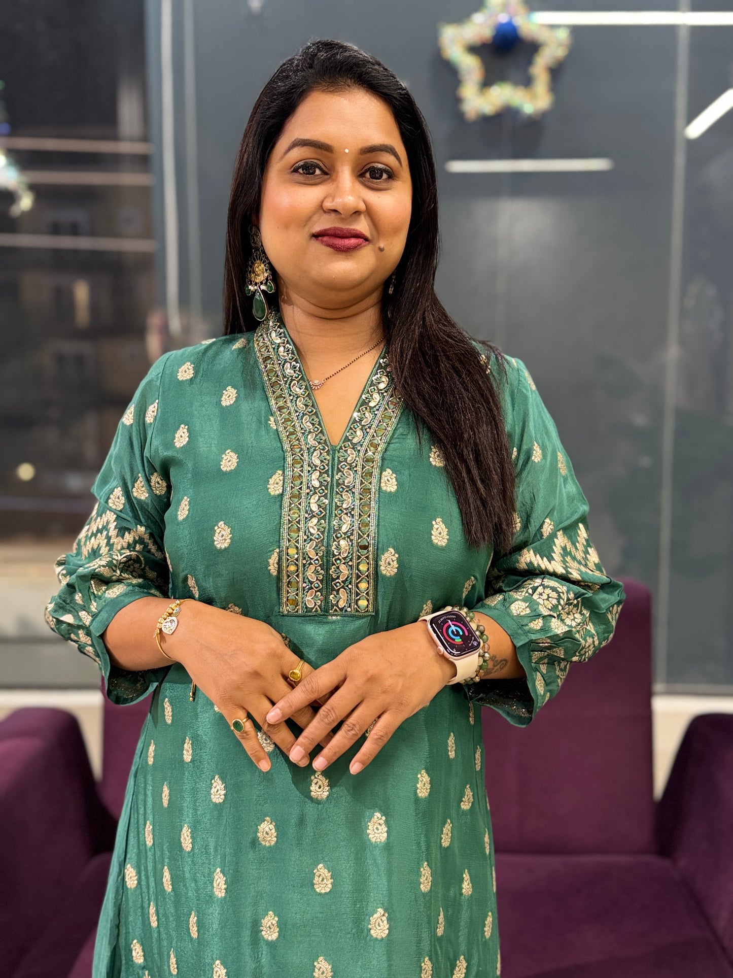 Premium Banaras weaving designer Co-Ordset