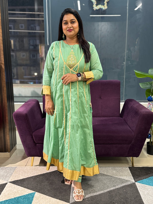 Angrakha Gota Patti Designer Suit Set