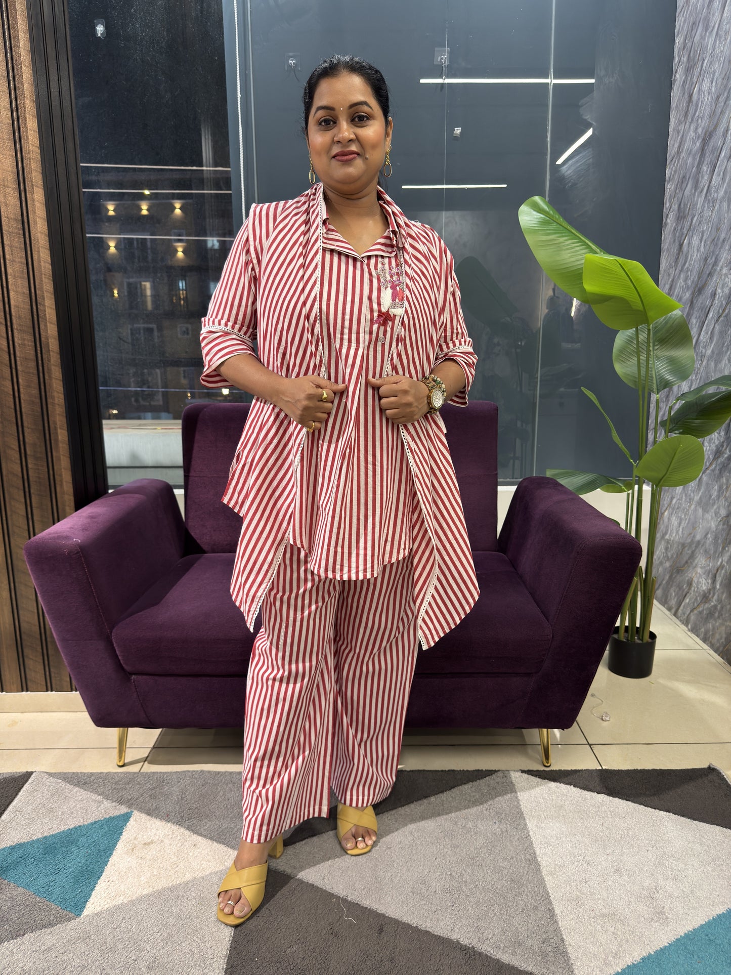 Simple Classy Cordset with trendy Jacket