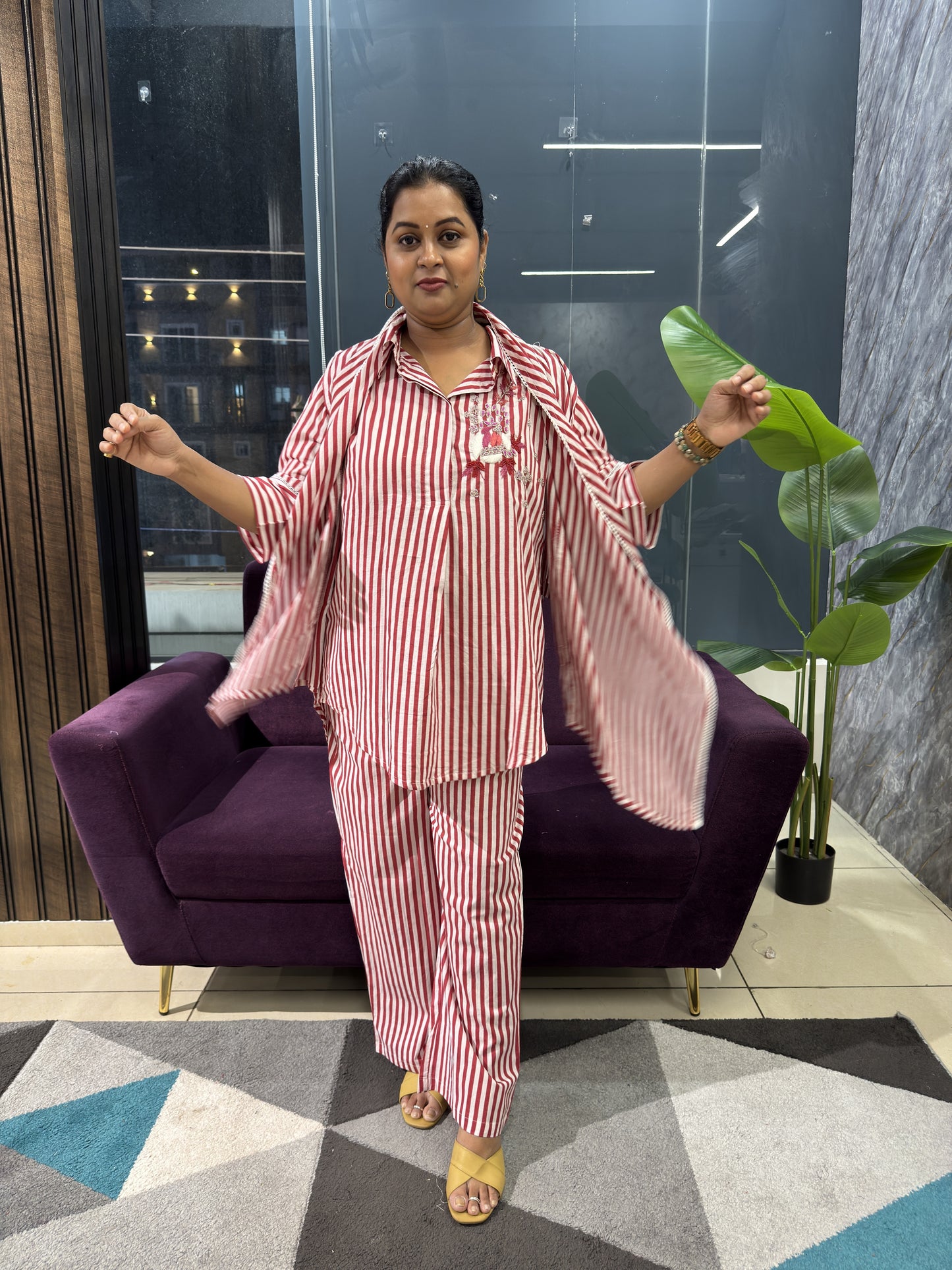 Simple Classy Cordset with trendy Jacket