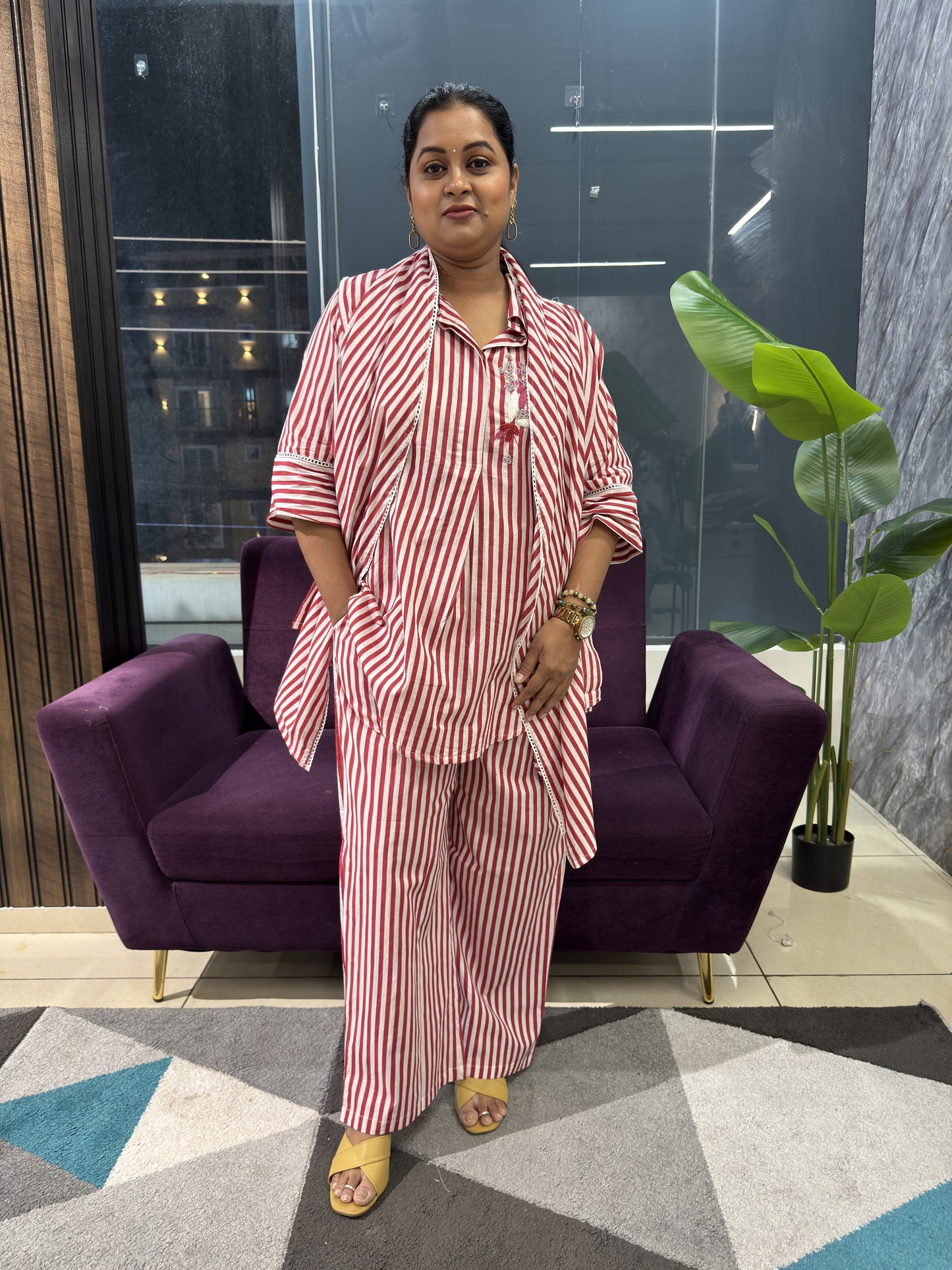 Simple Classy Cordset with trendy Jacket