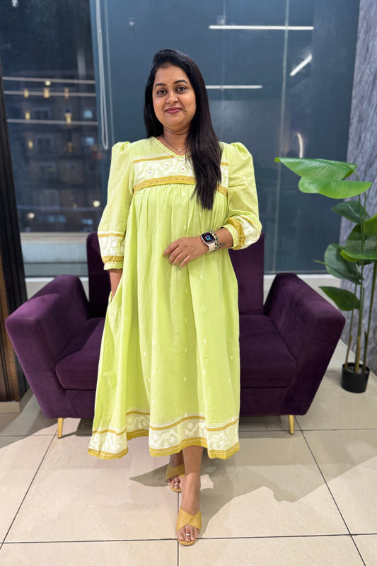 Jamdhani Mulcotton Frock