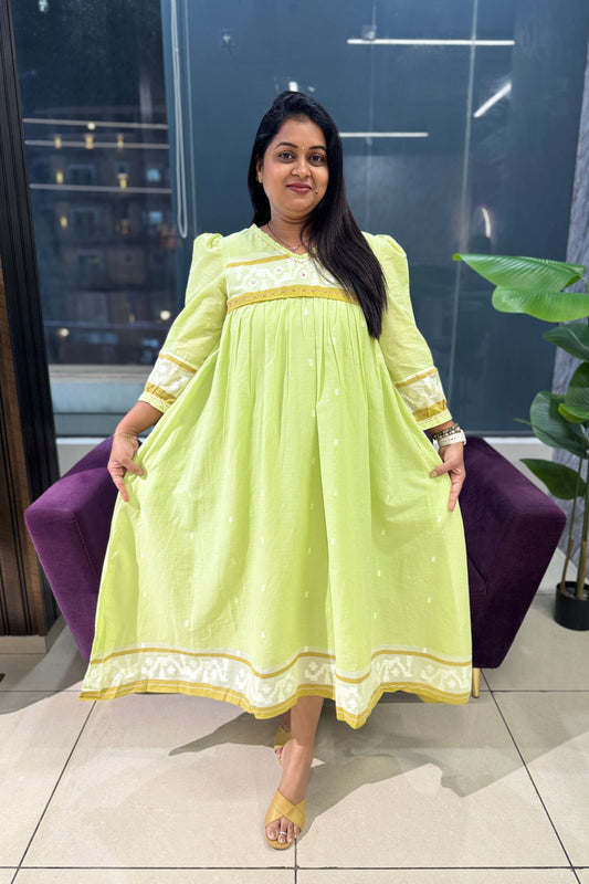 Jamdhani Mulcotton Frock