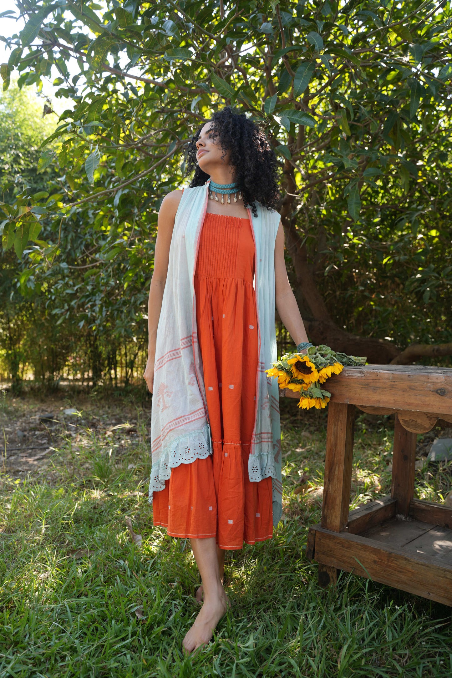 Shrug Pattern Mulcotton frock