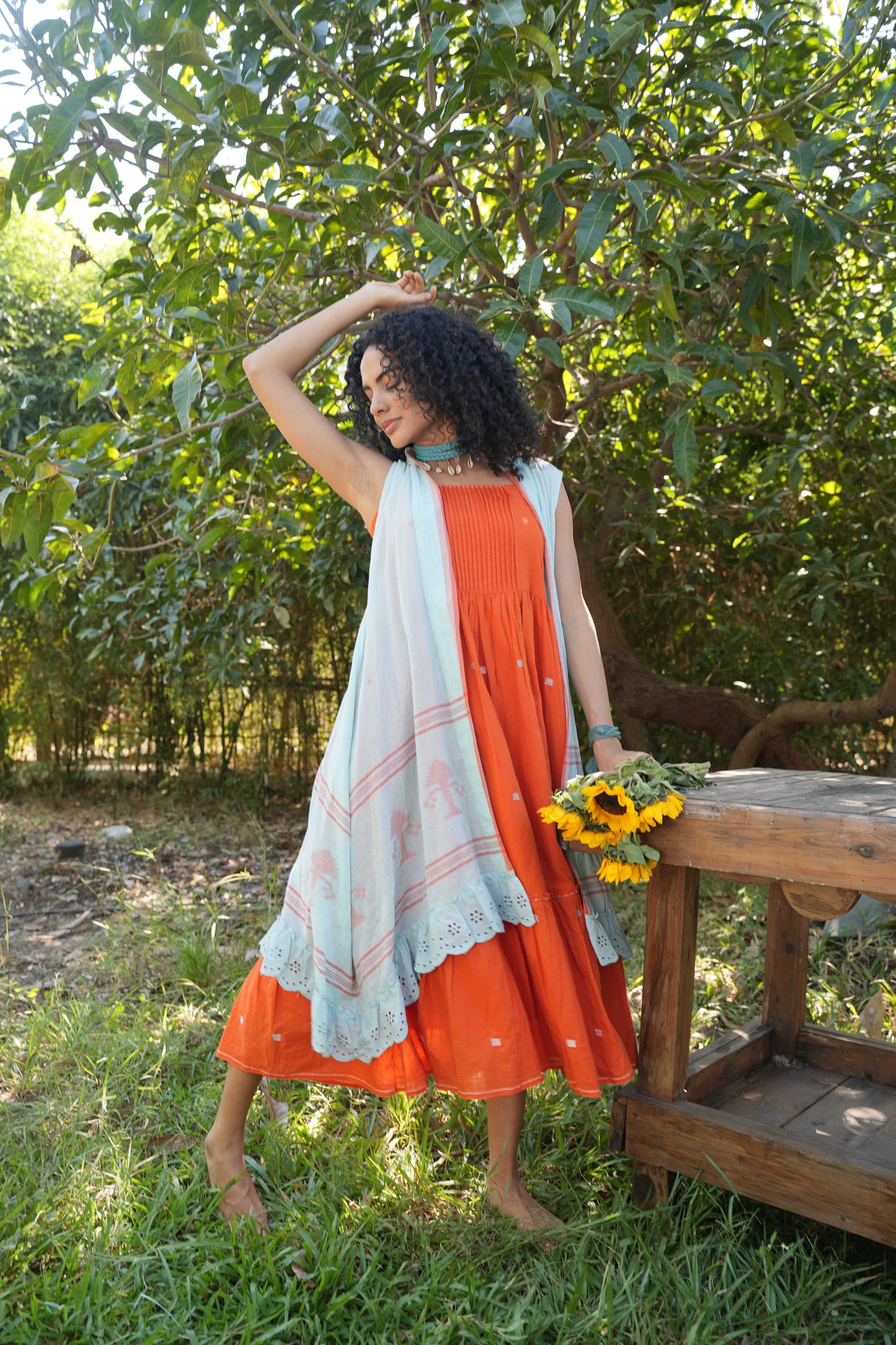 Shrug Pattern Mulcotton frock