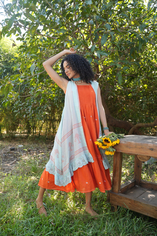 Shrug Pattern Mulcotton frock