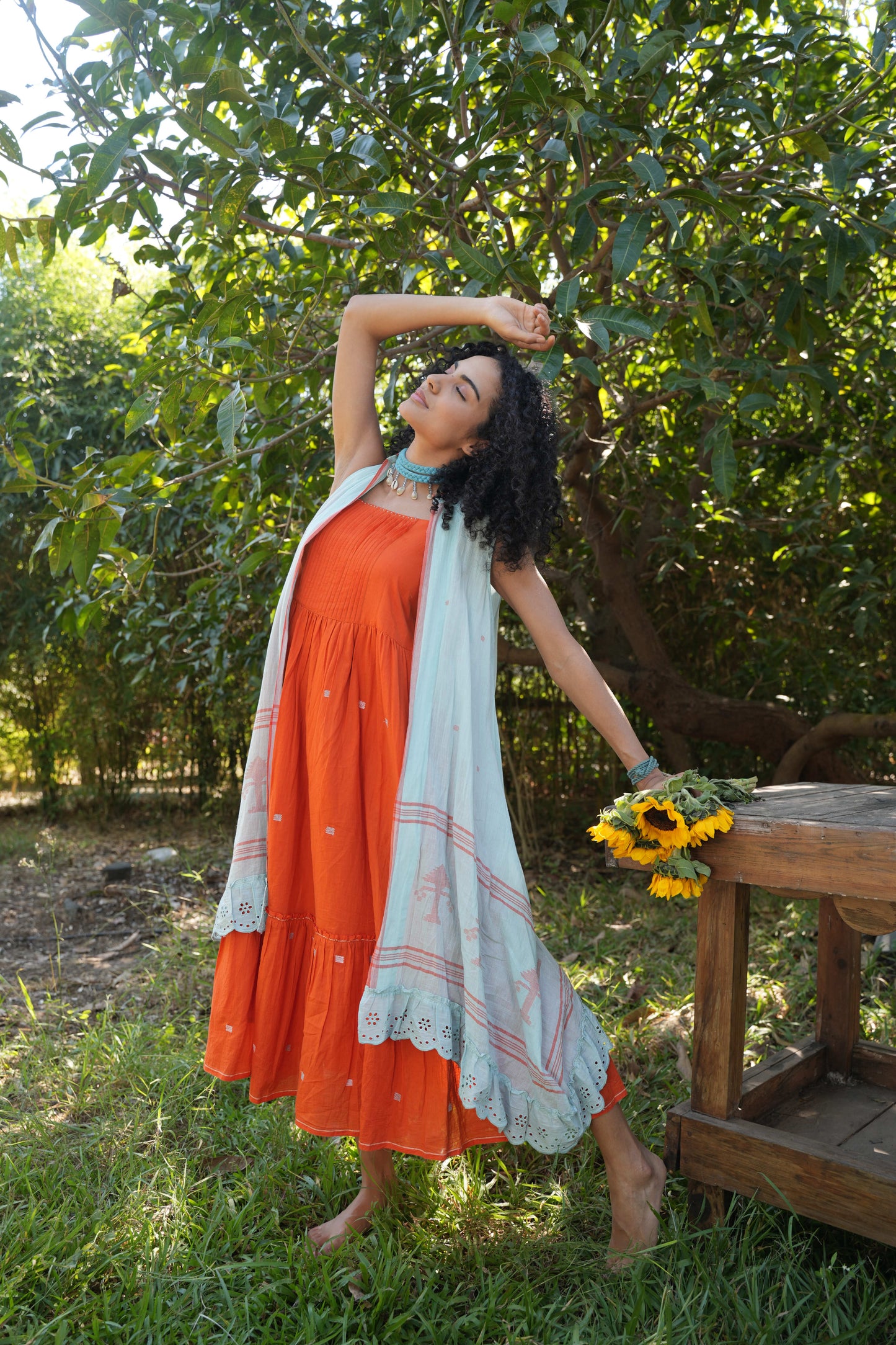 Shrug Pattern Mulcotton frock