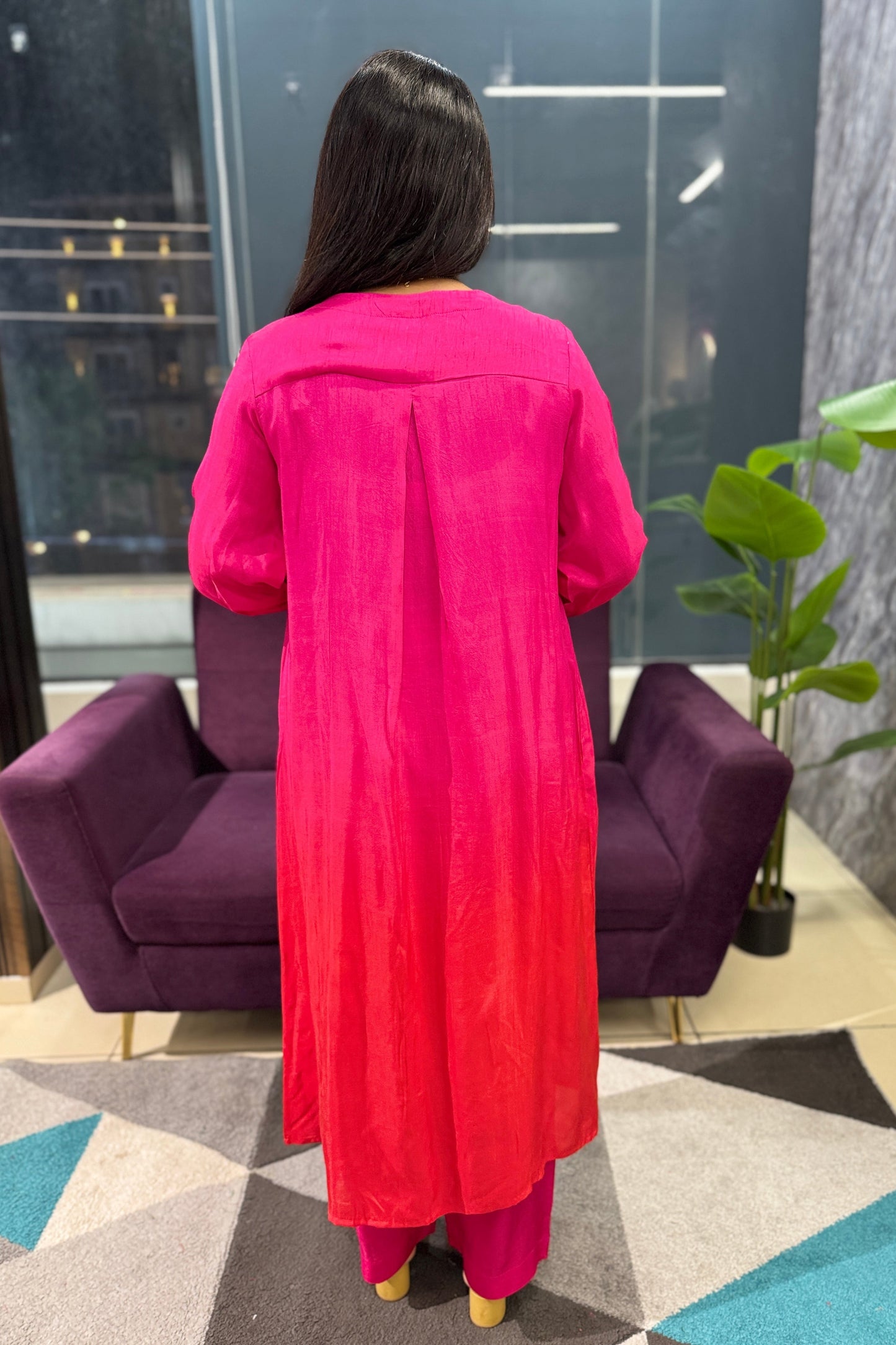 Ombre Dola silk Designer Cordset