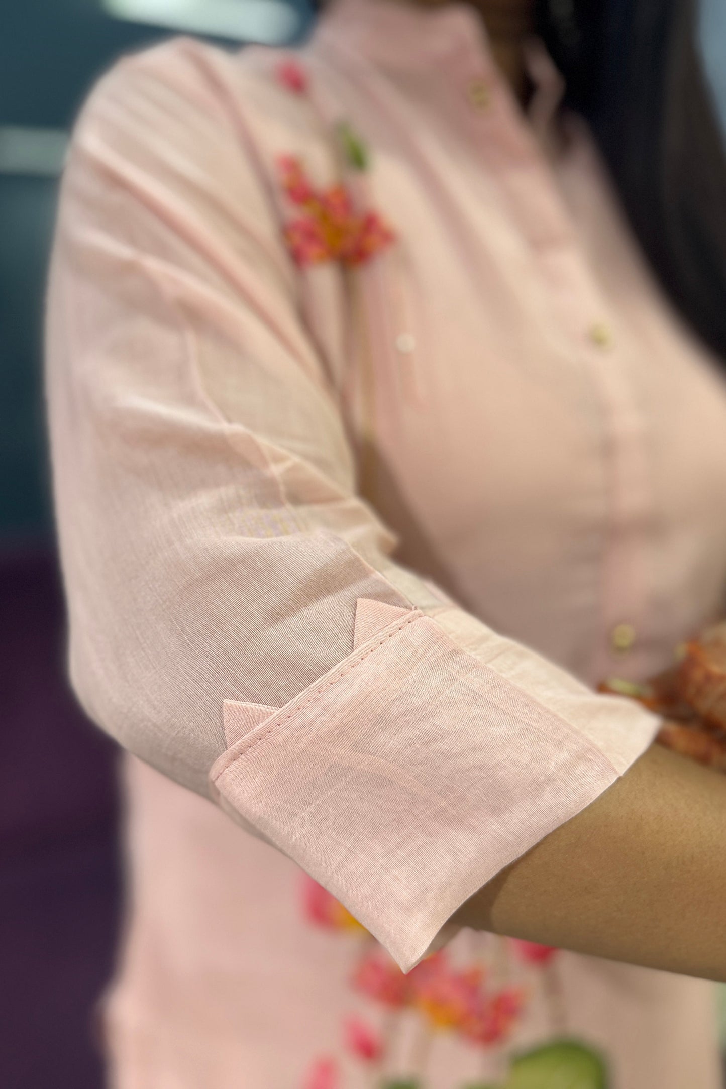 Mulchanderi Pichwai suit set