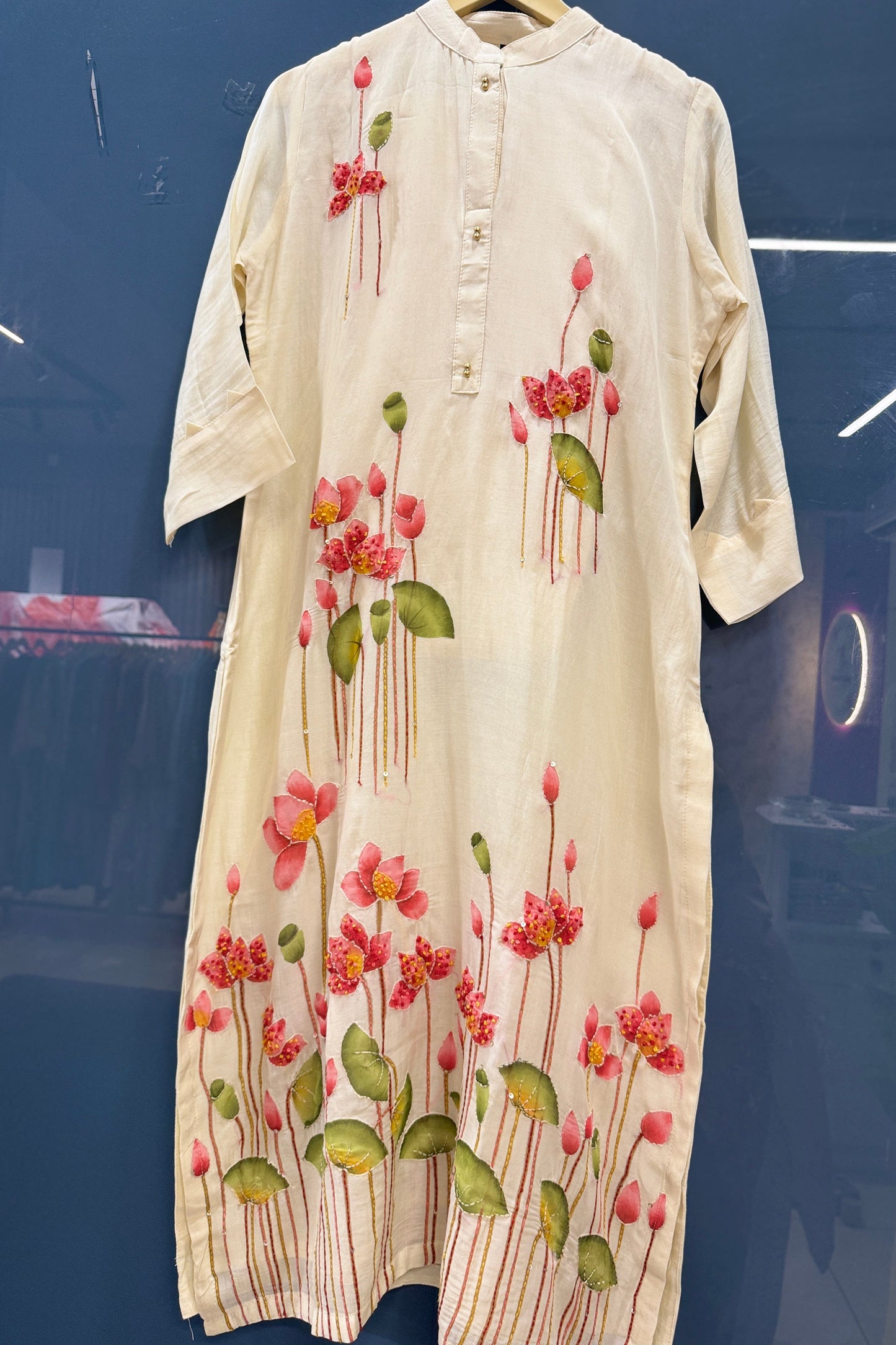 Mulchanderi Pichwai suit set