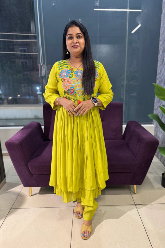 Sunshower Mulchanderi Designer Suit set