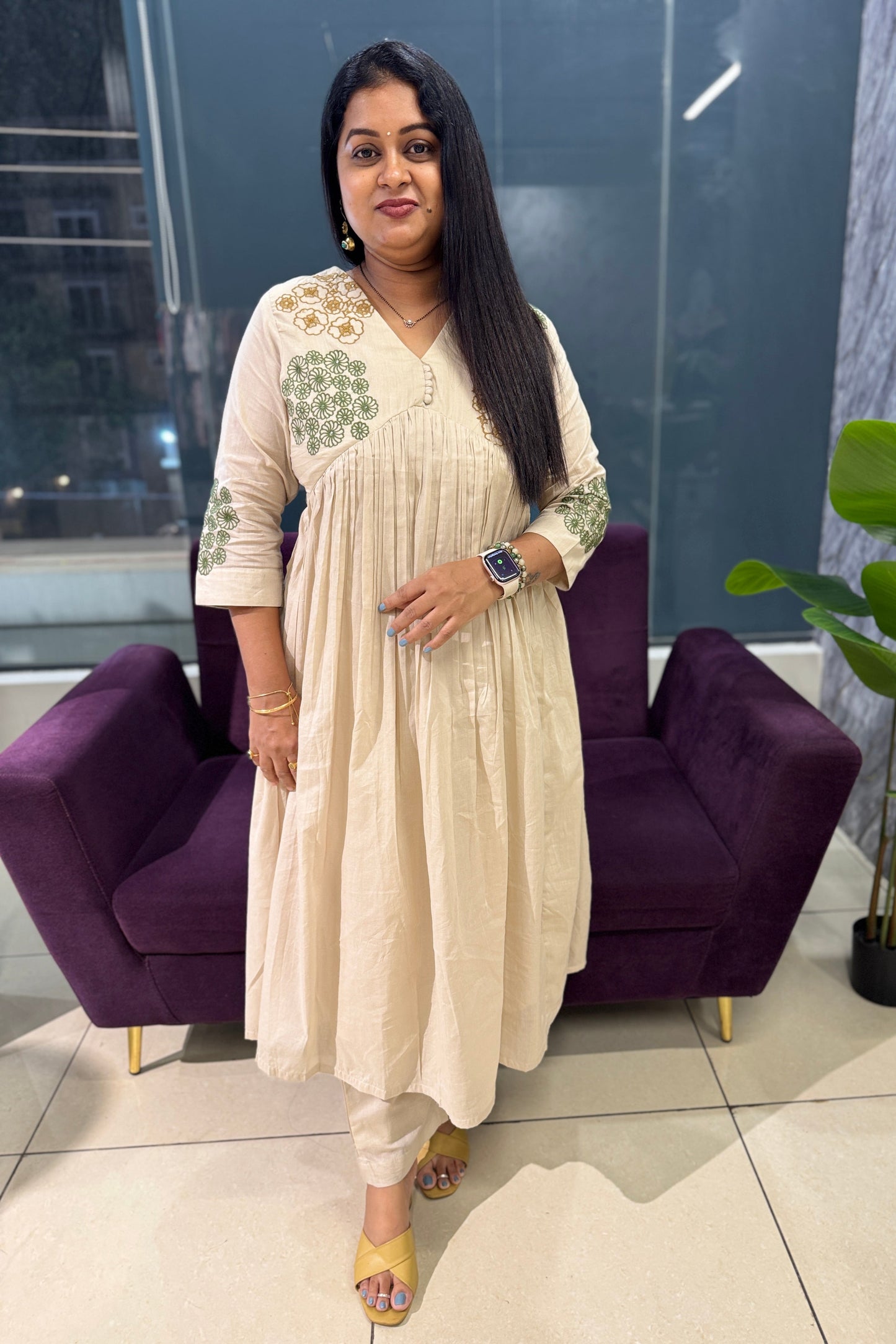 Alia Embroidery Kurti Pant