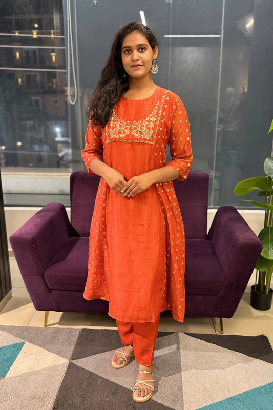 Ivy Designer Mulchanderi Suit Set