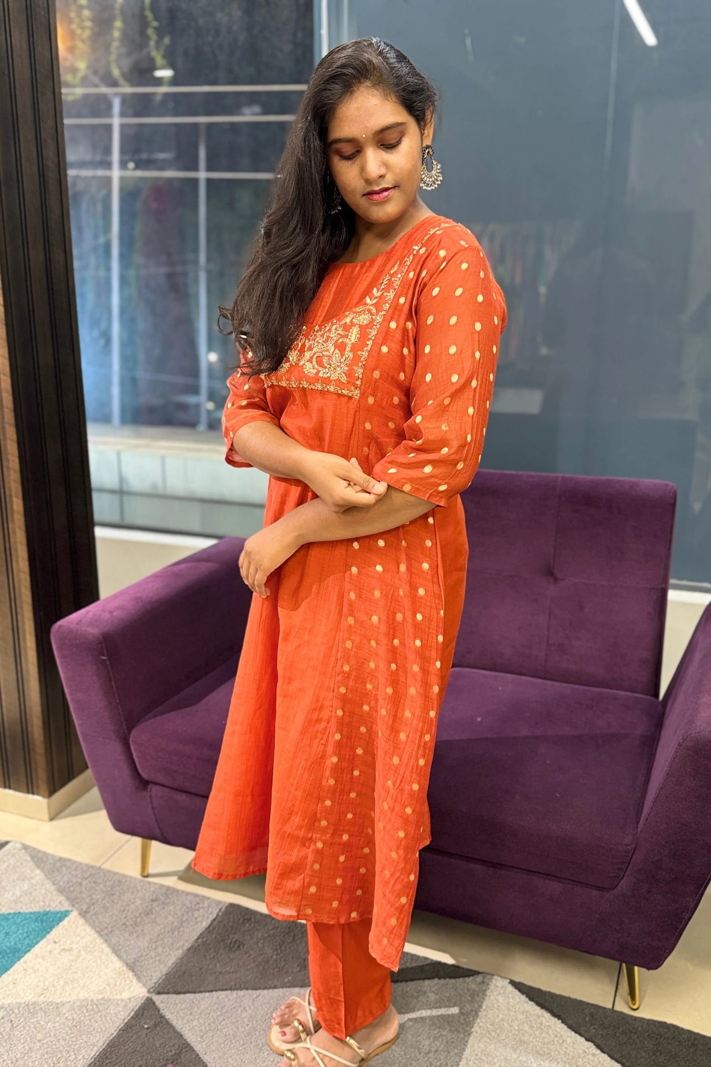 Ivy Designer Mulchanderi Suit Set