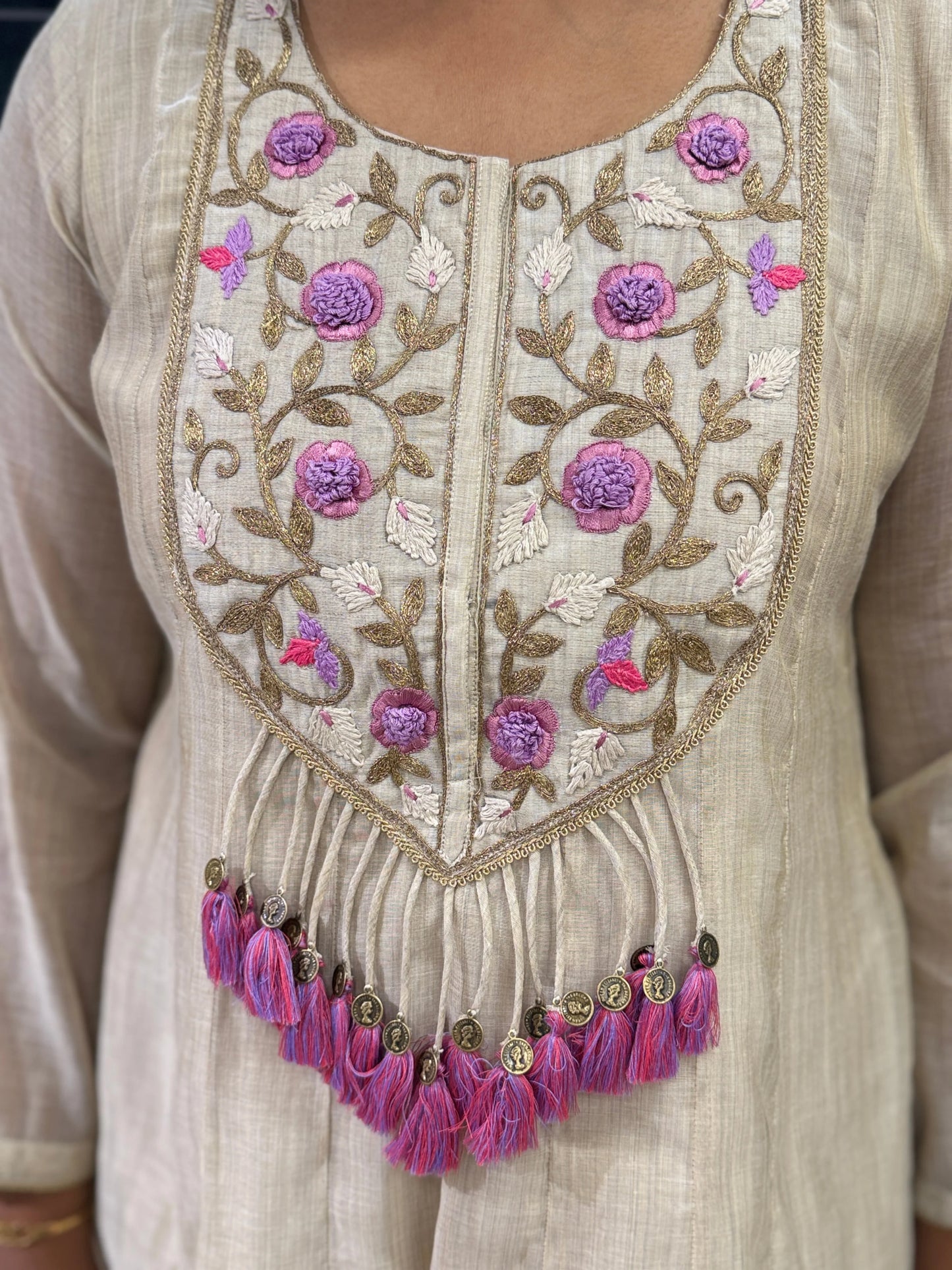 Jharna Handloom Chanderi Designer Suit Set