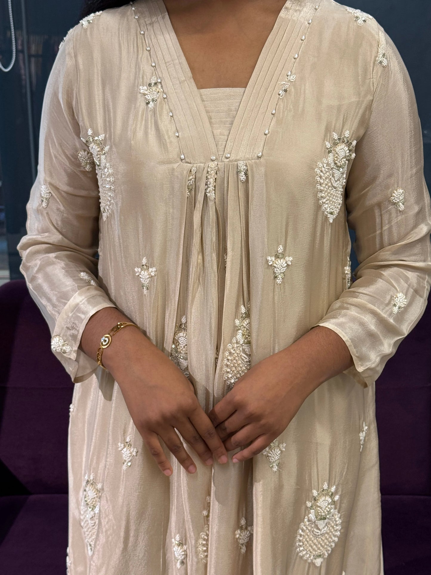 Aura Chinnon Designer Suit Set