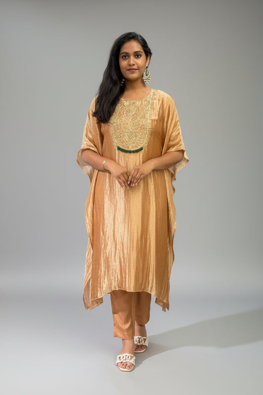 Sage Crush Tissue  Kaftan